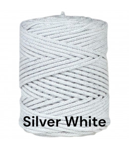 Silver White 5mm Braided...