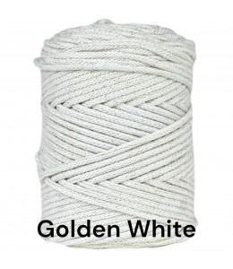 Golden White 5mm Braided...