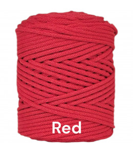 Red 5mm Braided Cotton Cord...